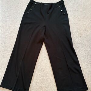 Talbots dress pant with sailor button detail - size 16